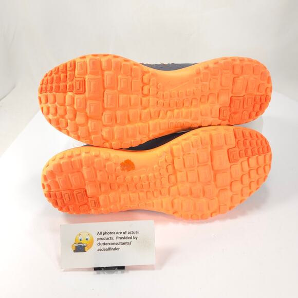 Nike FS Lite Run Athletic Lace Up Shoe Womens Size 8.5 616684-003 Gray Orange - Picture 9 of 9